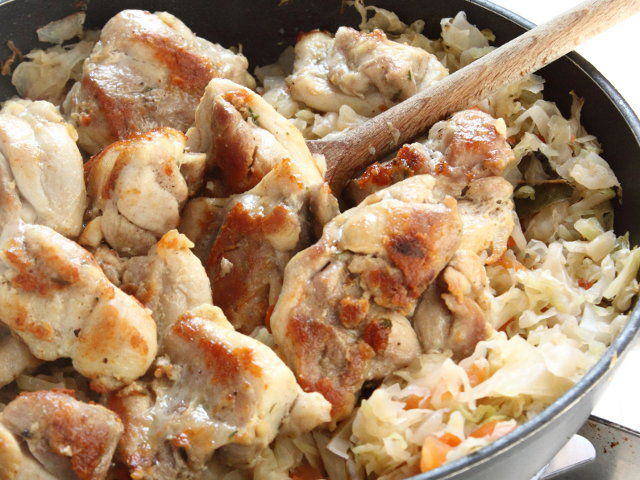 Pollo Con Cavolo Cappuccio Ricette Fileni